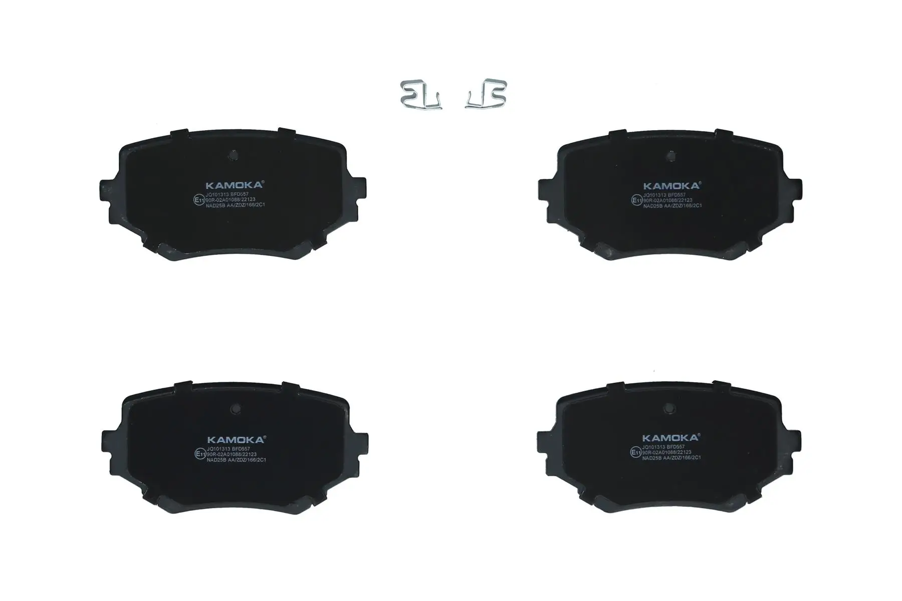 Bremsbelagsatz, Scheibenbremse Vorderachse KAMOKA JQ101313