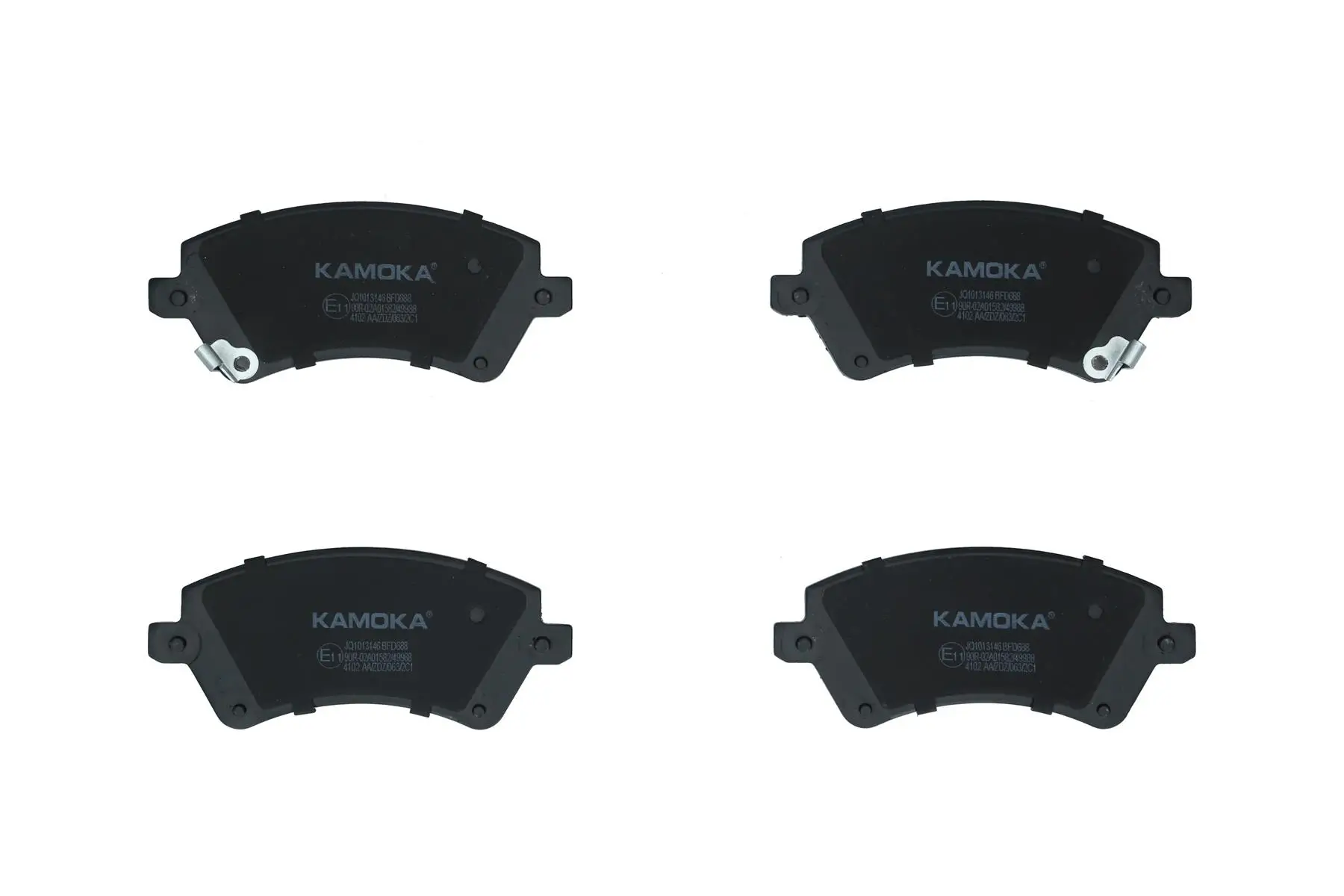 Bremsbelagsatz, Scheibenbremse Vorderachse KAMOKA JQ1013146