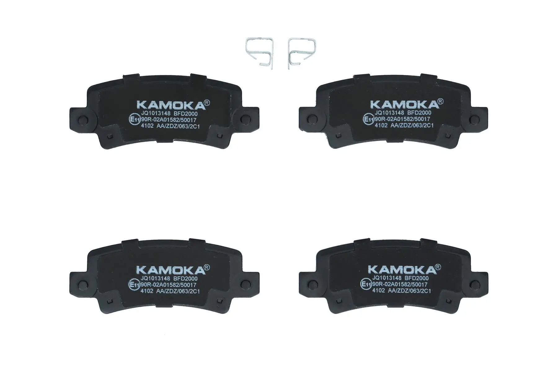 Bremsbelagsatz, Scheibenbremse Hinterachse KAMOKA JQ1013148