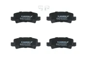 Bremsbelagsatz, Scheibenbremse Hinterachse KAMOKA JQ1013148