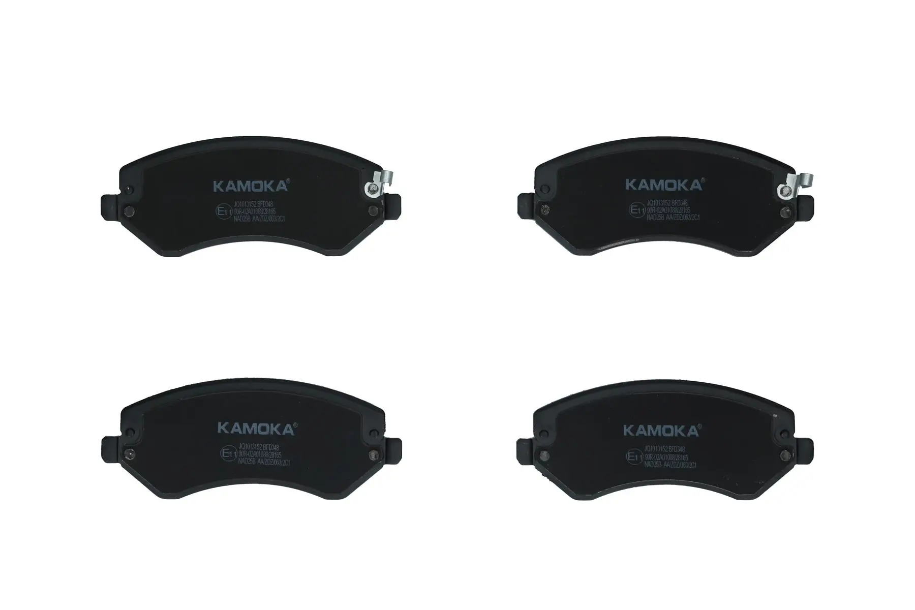 Bremsbelagsatz, Scheibenbremse Vorderachse KAMOKA JQ1013152