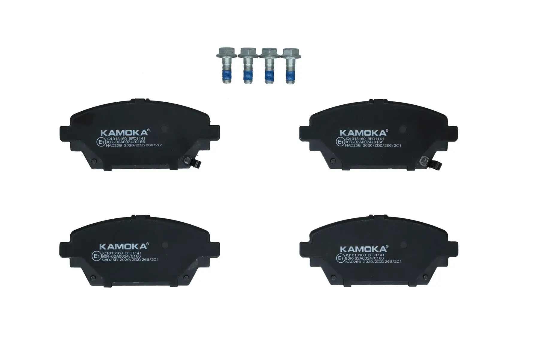 Bremsbelagsatz, Scheibenbremse Vorderachse KAMOKA JQ1013160