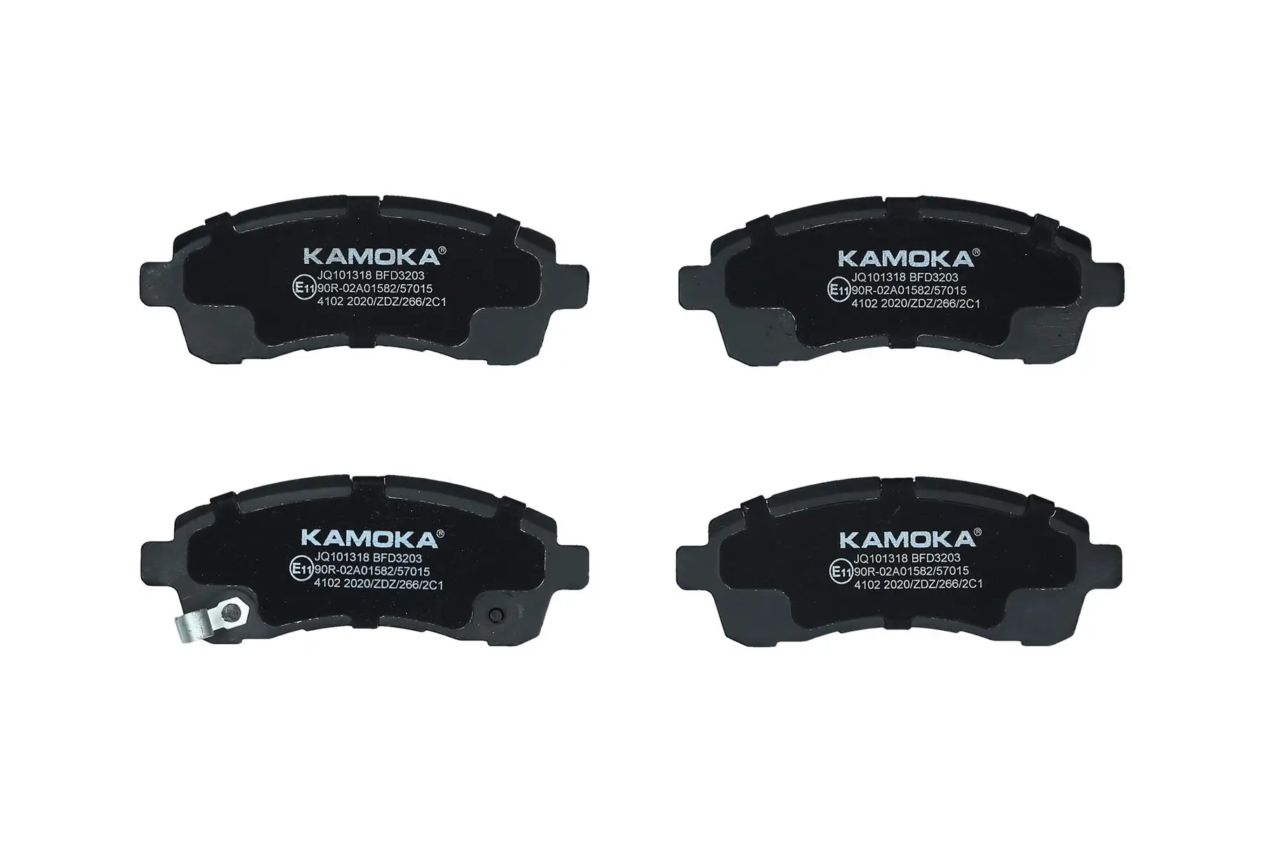 Bremsbelagsatz, Scheibenbremse Vorderachse KAMOKA JQ101318