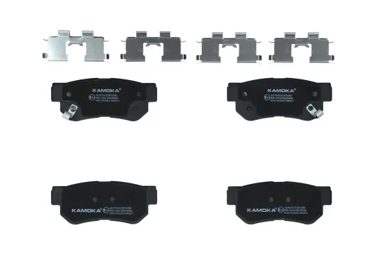 Bremsbelagsatz, Scheibenbremse Hinterachse KAMOKA JQ1013212 Bild Bremsbelagsatz, Scheibenbremse Hinterachse KAMOKA JQ1013212
