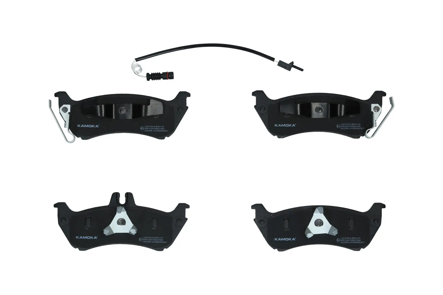 Bremsbelagsatz, Scheibenbremse Hinterachse KAMOKA JQ1013216