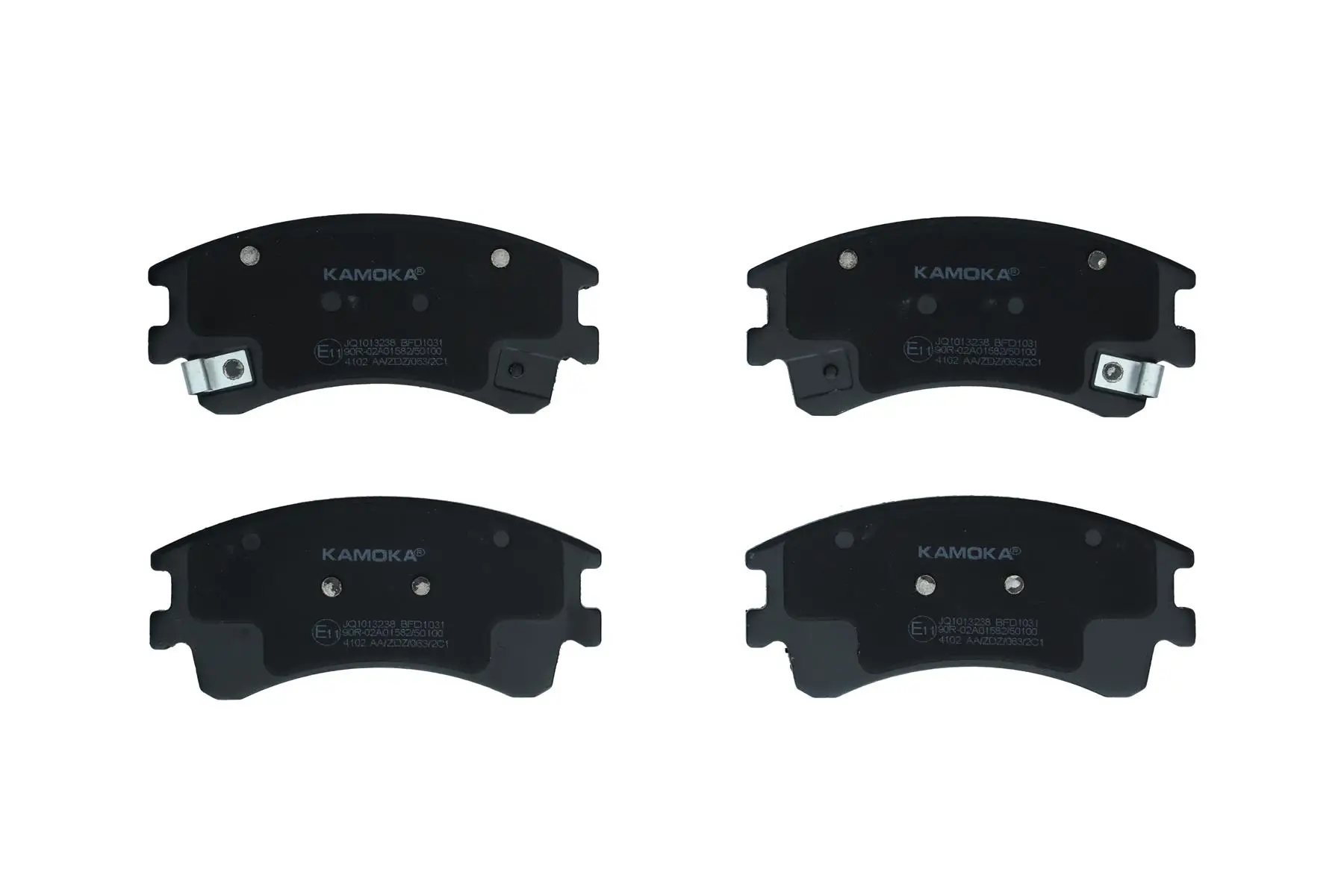Bremsbelagsatz, Scheibenbremse Vorderachse KAMOKA JQ1013238