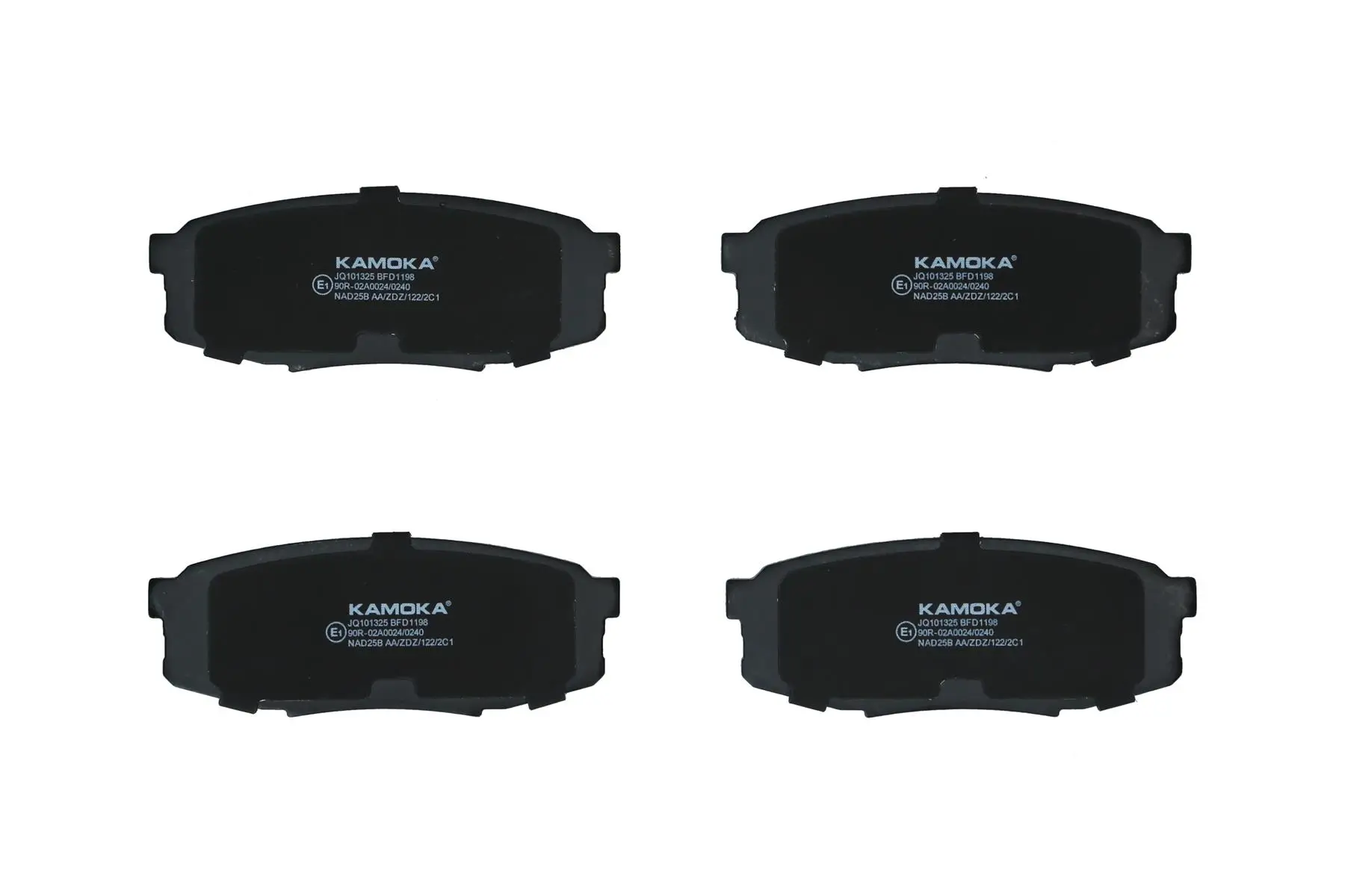 Bremsbelagsatz, Scheibenbremse Hinterachse KAMOKA JQ101325