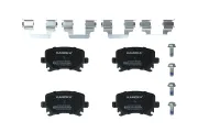 Bremsbelagsatz, Scheibenbremse Hinterachse KAMOKA JQ1013272