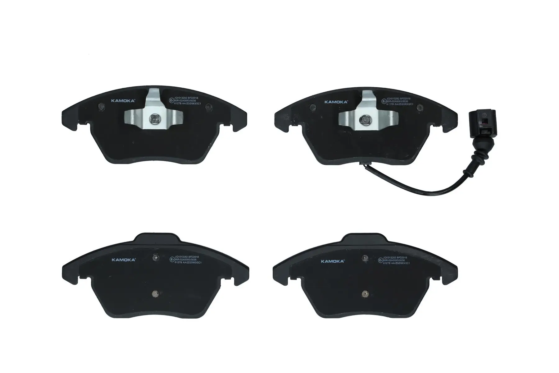 Bremsbelagsatz, Scheibenbremse Vorderachse KAMOKA JQ1013282