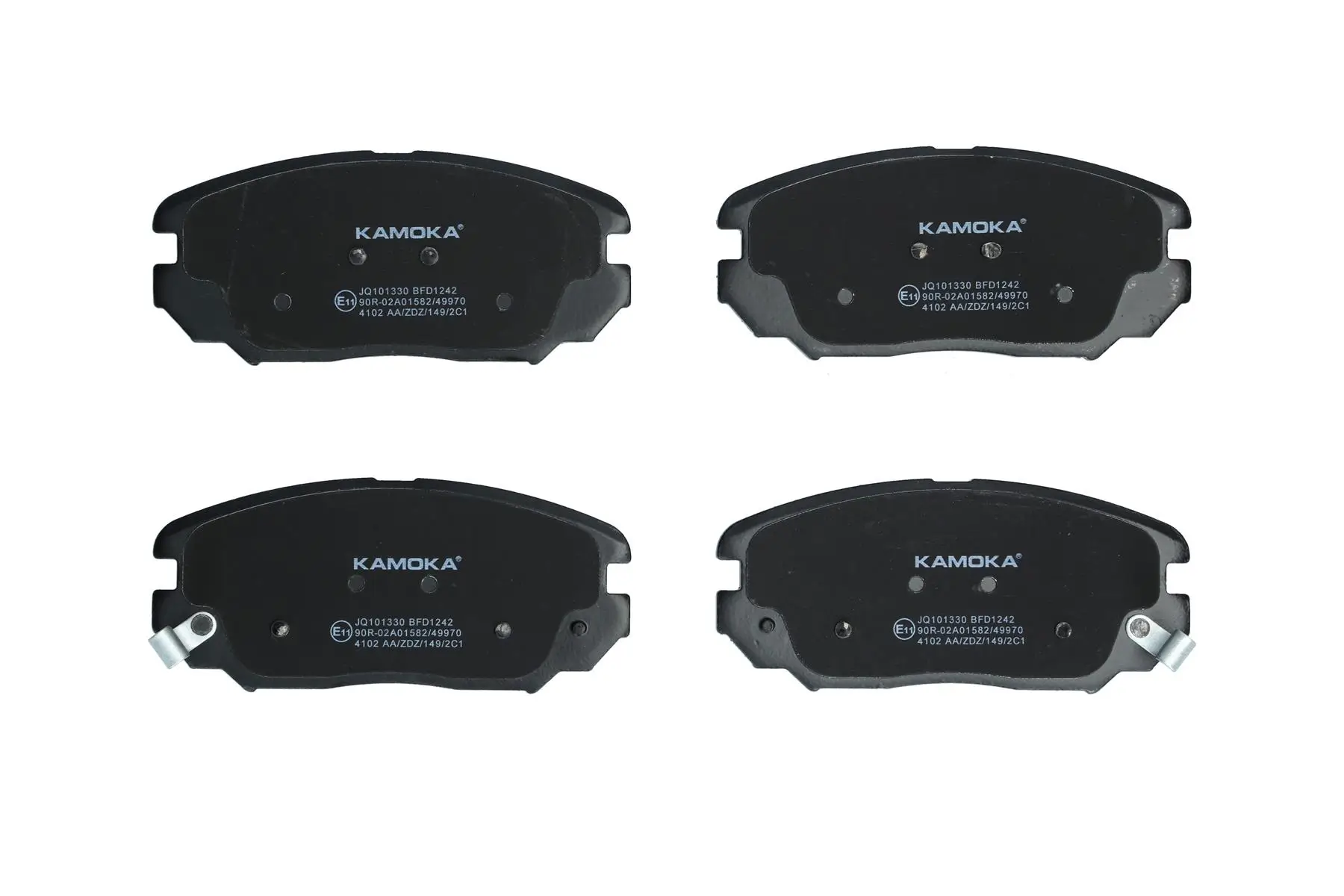 Bremsbelagsatz, Scheibenbremse Vorderachse KAMOKA JQ101330