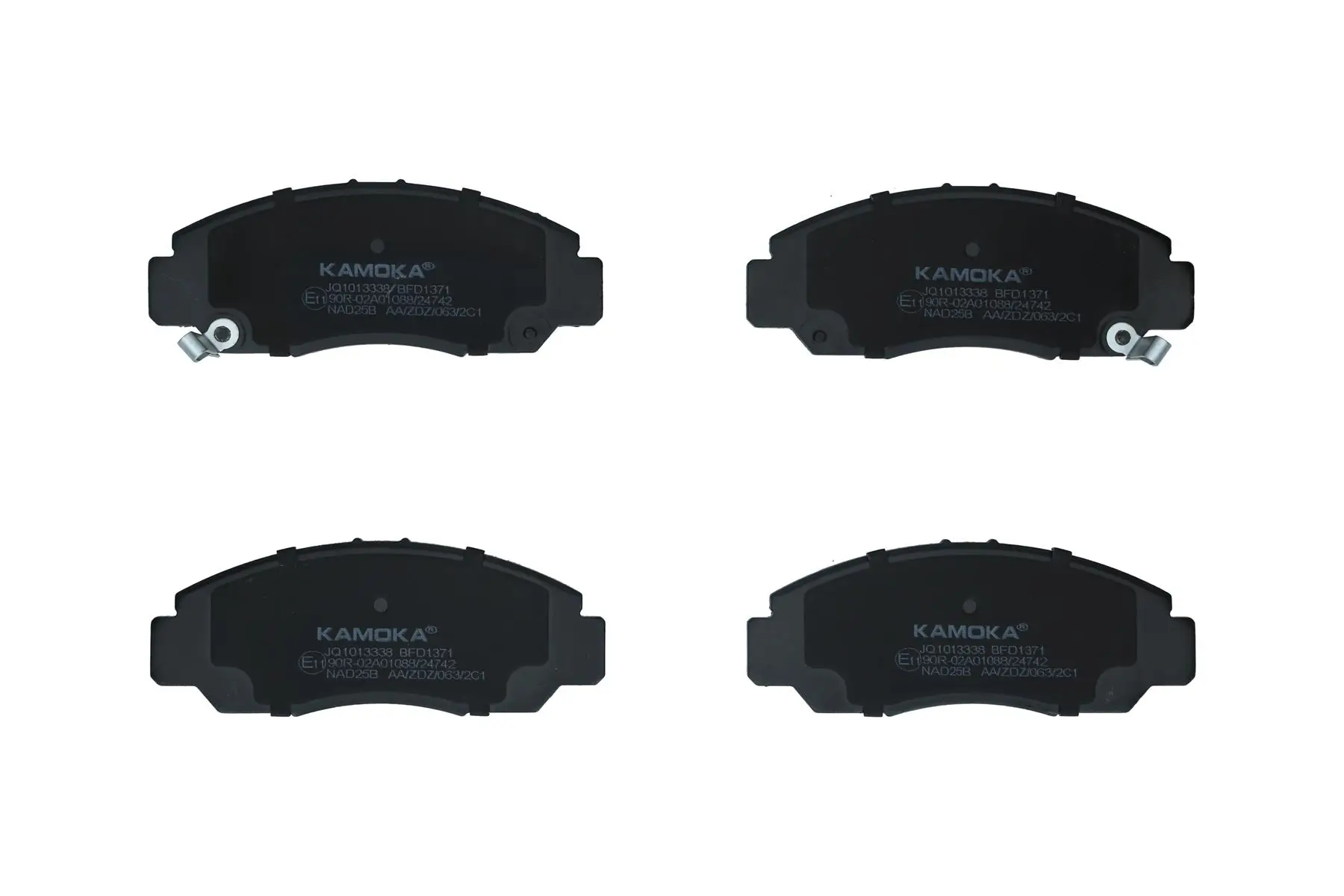 Bremsbelagsatz, Scheibenbremse Vorderachse KAMOKA JQ1013338