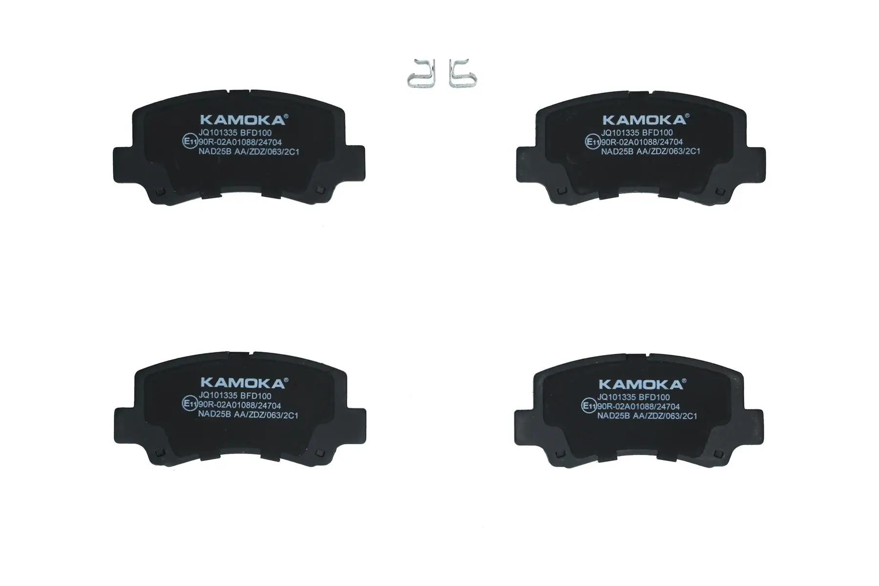 Bremsbelagsatz, Scheibenbremse Vorderachse KAMOKA JQ101335