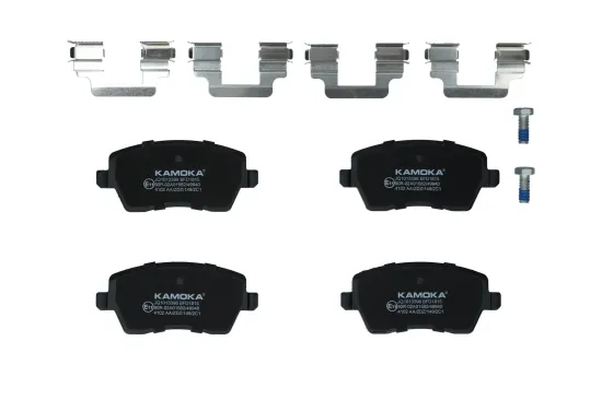 Bremsbelagsatz, Scheibenbremse Vorderachse KAMOKA JQ1013398 Bild Bremsbelagsatz, Scheibenbremse Vorderachse KAMOKA JQ1013398
