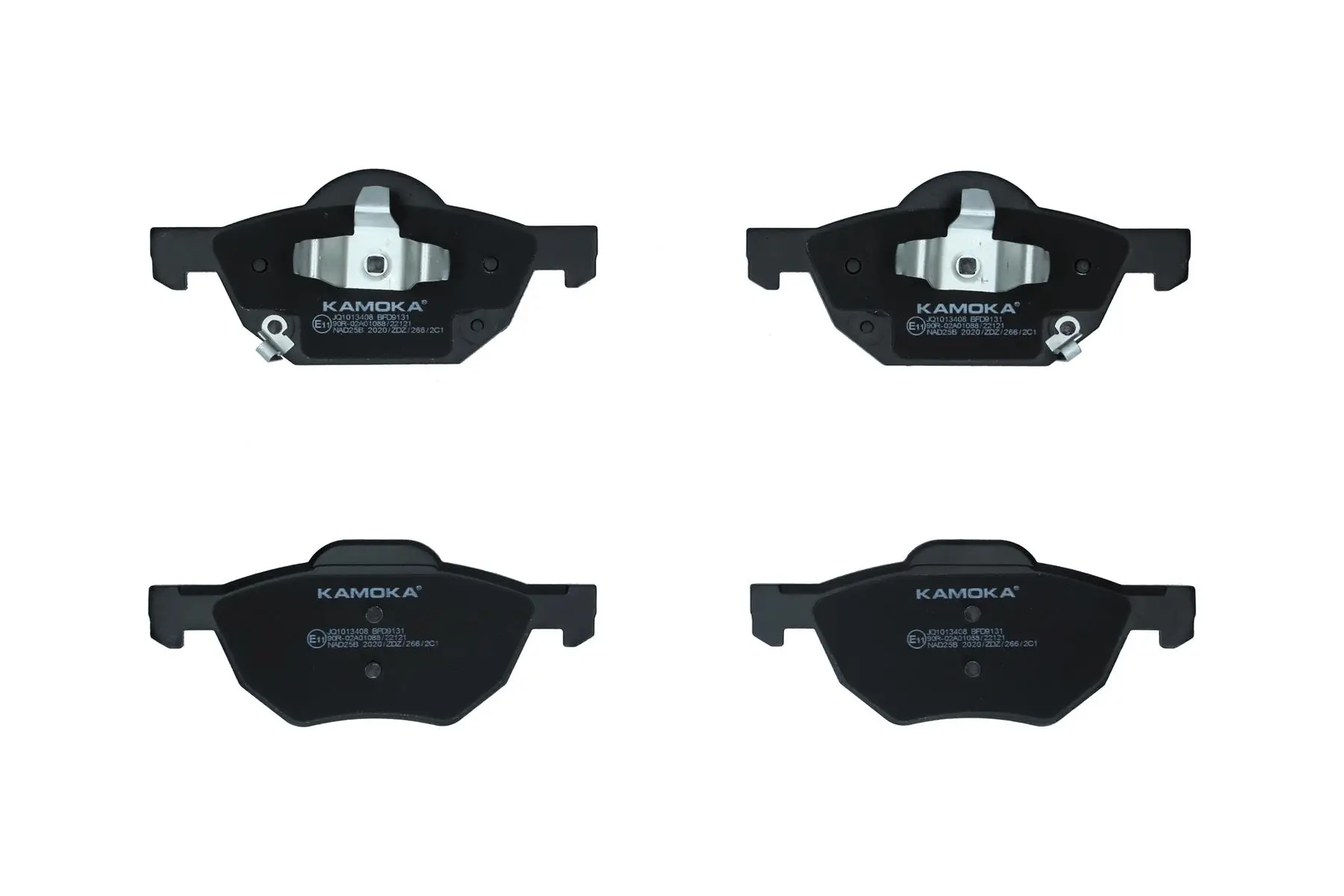 Bremsbelagsatz, Scheibenbremse Vorderachse KAMOKA JQ1013408