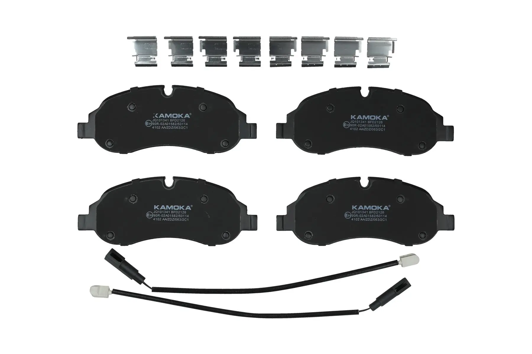 Bremsbelagsatz, Scheibenbremse Vorderachse KAMOKA JQ101341