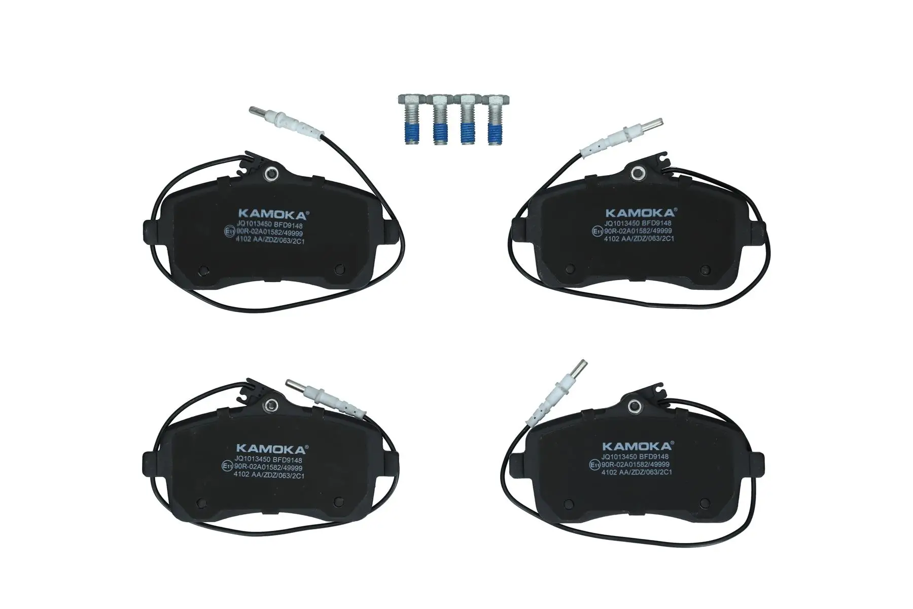 Bremsbelagsatz, Scheibenbremse Vorderachse KAMOKA JQ1013450