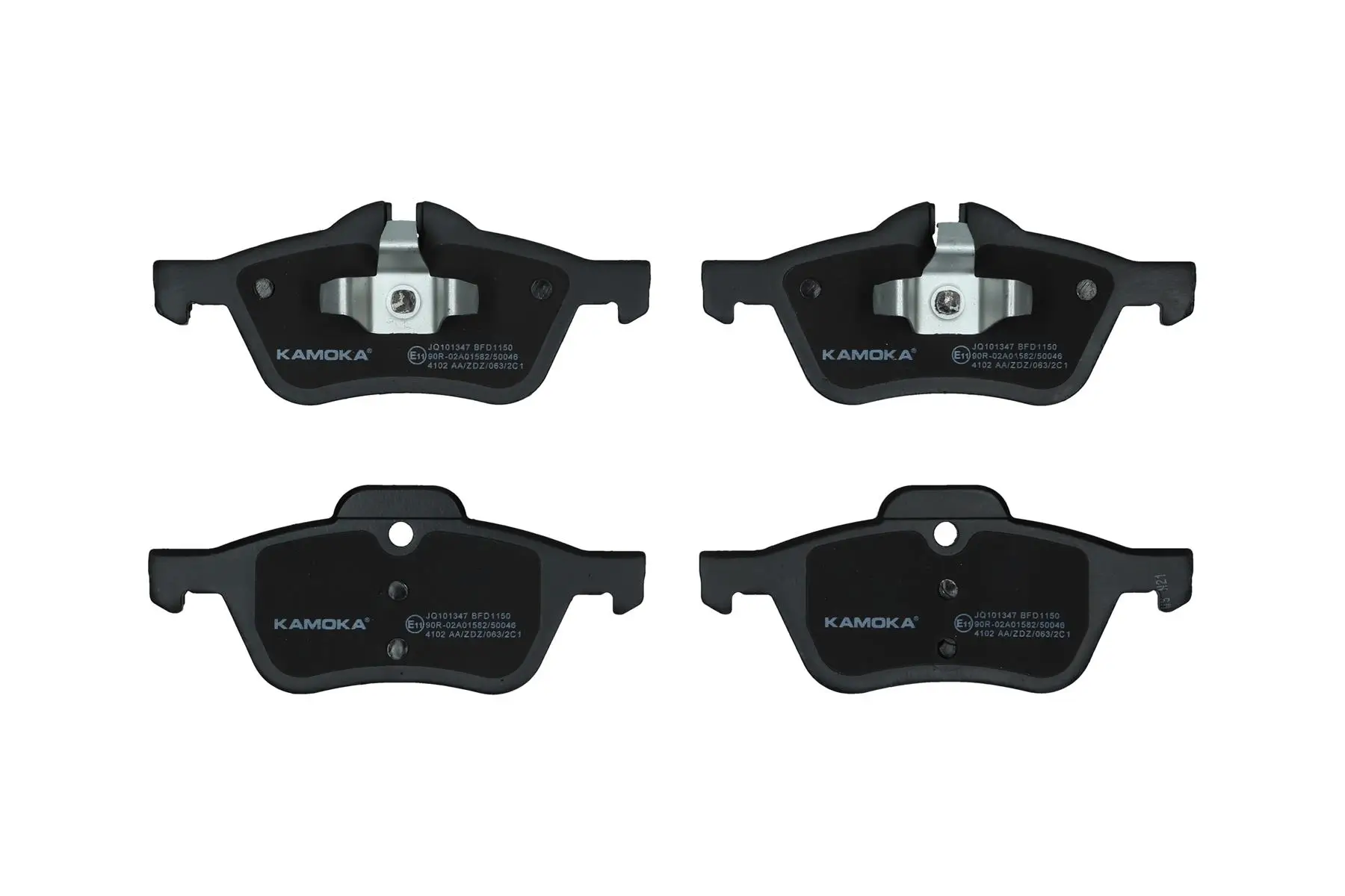 Bremsbelagsatz, Scheibenbremse Vorderachse KAMOKA JQ101347
