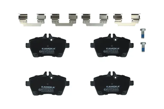 Bremsbelagsatz, Scheibenbremse Vorderachse KAMOKA JQ1013498 Bild Bremsbelagsatz, Scheibenbremse Vorderachse KAMOKA JQ1013498