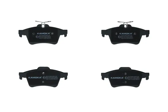Bremsbelagsatz, Scheibenbremse Hinterachse KAMOKA JQ1013532 Bild Bremsbelagsatz, Scheibenbremse Hinterachse KAMOKA JQ1013532