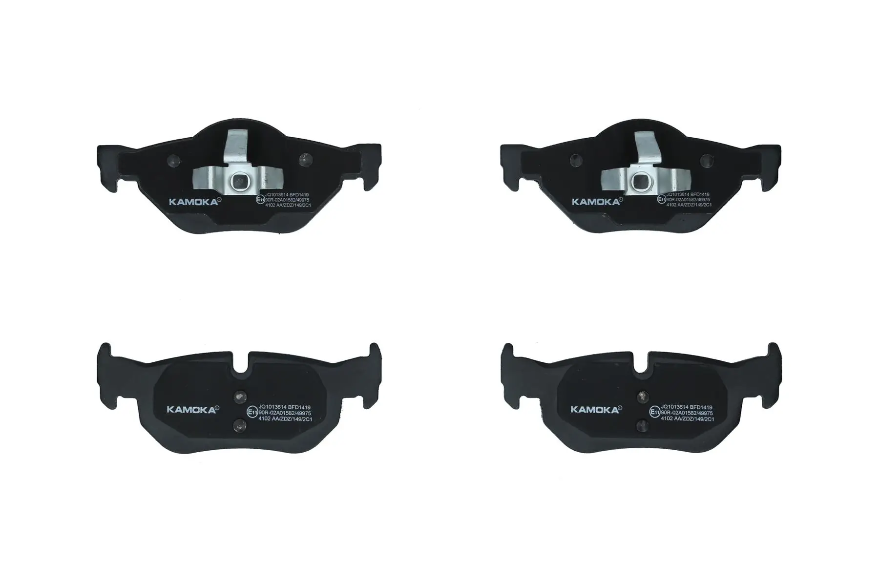 Bremsbelagsatz, Scheibenbremse Hinterachse KAMOKA JQ1013614