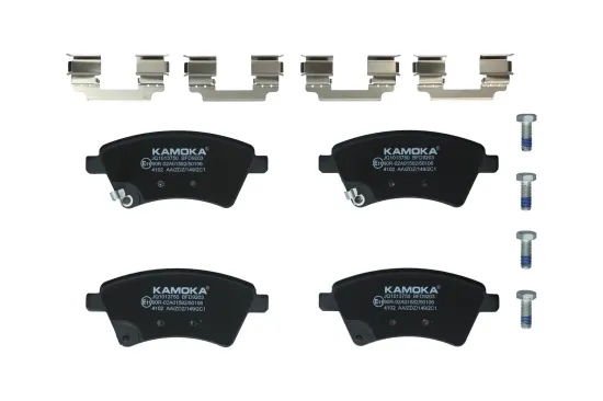 Bremsbelagsatz, Scheibenbremse Vorderachse KAMOKA JQ1013750 Bild Bremsbelagsatz, Scheibenbremse Vorderachse KAMOKA JQ1013750