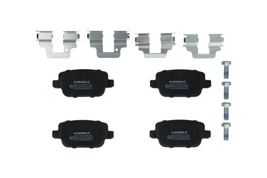 Bremsbelagsatz, Scheibenbremse Hinterachse KAMOKA JQ1013834 Bild Bremsbelagsatz, Scheibenbremse Hinterachse KAMOKA JQ1013834