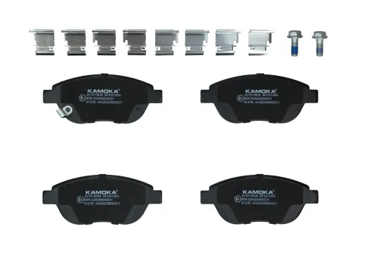 Bremsbelagsatz, Scheibenbremse Vorderachse KAMOKA JQ1013838 Bild Bremsbelagsatz, Scheibenbremse Vorderachse KAMOKA JQ1013838
