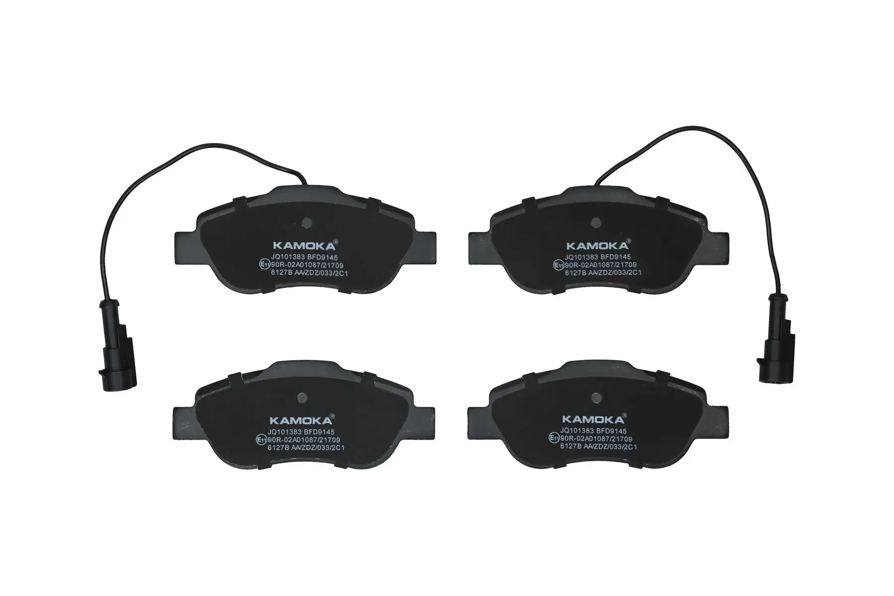 Bremsbelagsatz, Scheibenbremse Vorderachse KAMOKA JQ101383