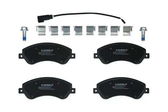 Bremsbelagsatz, Scheibenbremse Vorderachse KAMOKA JQ1013858 Bild Bremsbelagsatz, Scheibenbremse Vorderachse KAMOKA JQ1013858