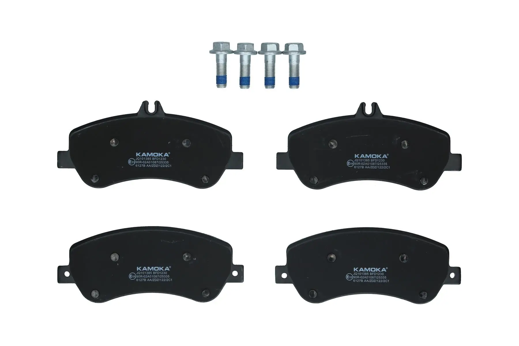 Bremsbelagsatz, Scheibenbremse Vorderachse KAMOKA JQ101385