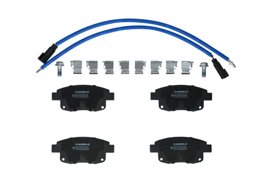 Bremsbelagsatz, Scheibenbremse Hinterachse KAMOKA JQ1013860 Bild Bremsbelagsatz, Scheibenbremse Hinterachse KAMOKA JQ1013860