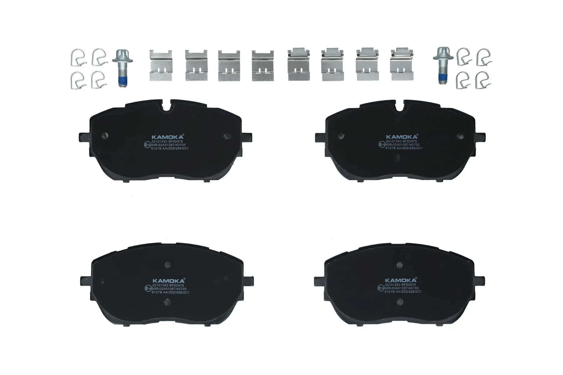 Bremsbelagsatz, Scheibenbremse Vorderachse KAMOKA JQ101393