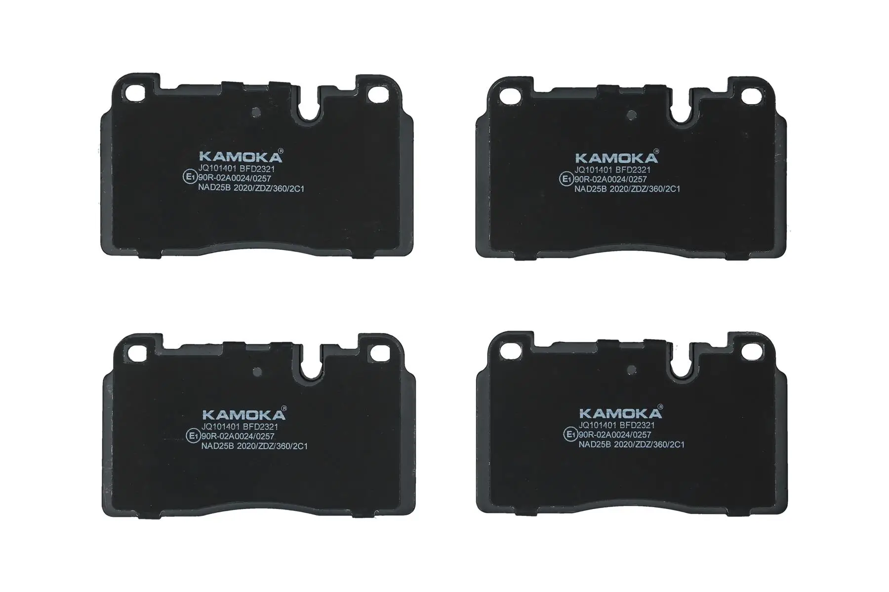 Bremsbelagsatz, Scheibenbremse Vorderachse KAMOKA JQ101401