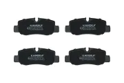 Bremsbelagsatz, Scheibenbremse Hinterachse KAMOKA JQ101402