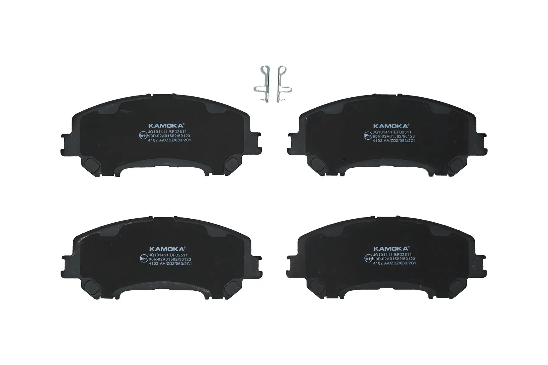 Bremsbelagsatz, Scheibenbremse Vorderachse KAMOKA JQ101411