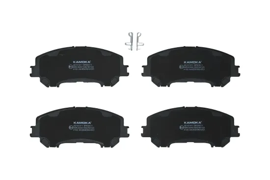 Bremsbelagsatz, Scheibenbremse Vorderachse KAMOKA JQ101411 Bild Bremsbelagsatz, Scheibenbremse Vorderachse KAMOKA JQ101411