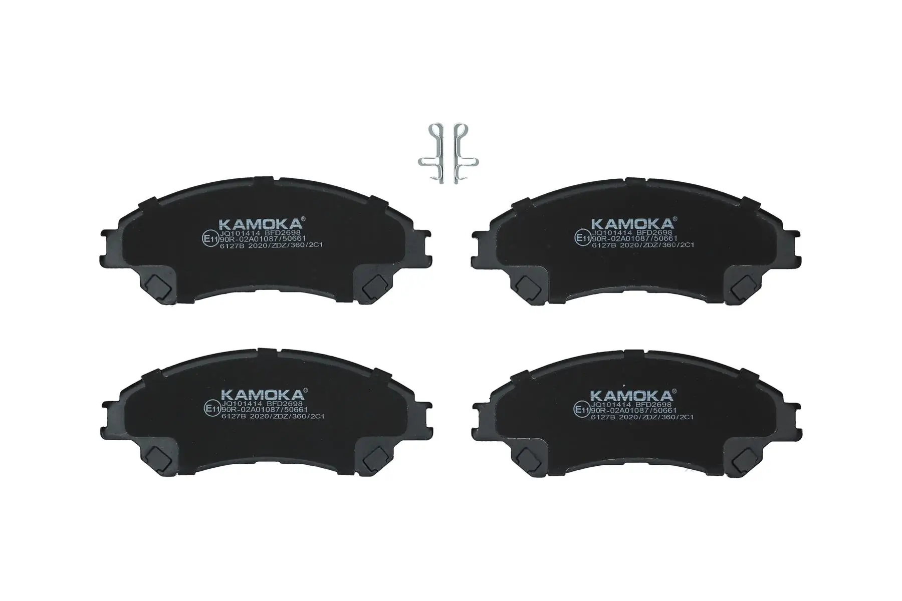 Bremsbelagsatz, Scheibenbremse Vorderachse KAMOKA JQ101414