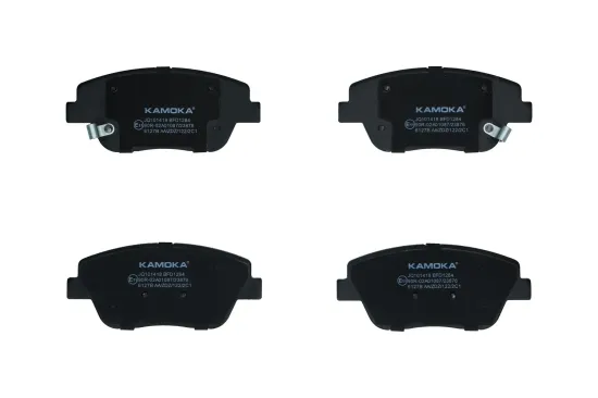 Bremsbelagsatz, Scheibenbremse Vorderachse KAMOKA JQ101418 Bild Bremsbelagsatz, Scheibenbremse Vorderachse KAMOKA JQ101418