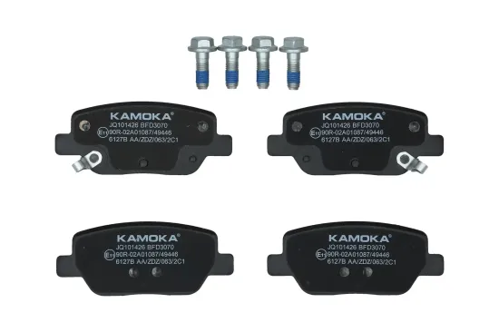Bremsbelagsatz, Scheibenbremse Hinterachse KAMOKA JQ101426 Bild Bremsbelagsatz, Scheibenbremse Hinterachse KAMOKA JQ101426