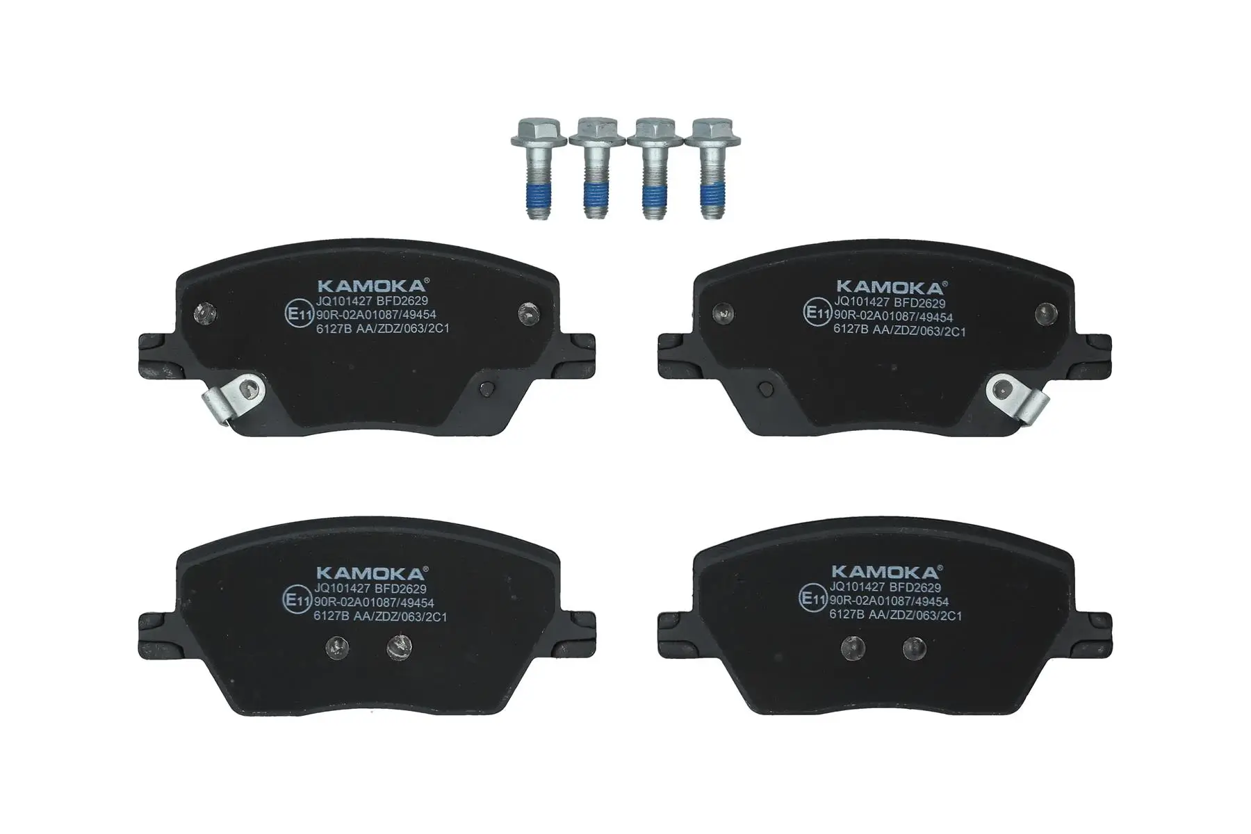 Bremsbelagsatz, Scheibenbremse Vorderachse KAMOKA JQ101427