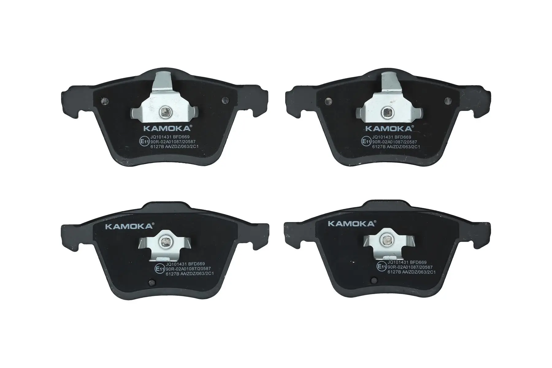 Bremsbelagsatz, Scheibenbremse Vorderachse KAMOKA JQ101431