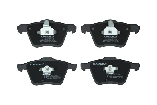 Bremsbelagsatz, Scheibenbremse Vorderachse KAMOKA JQ101431 Bild Bremsbelagsatz, Scheibenbremse Vorderachse KAMOKA JQ101431