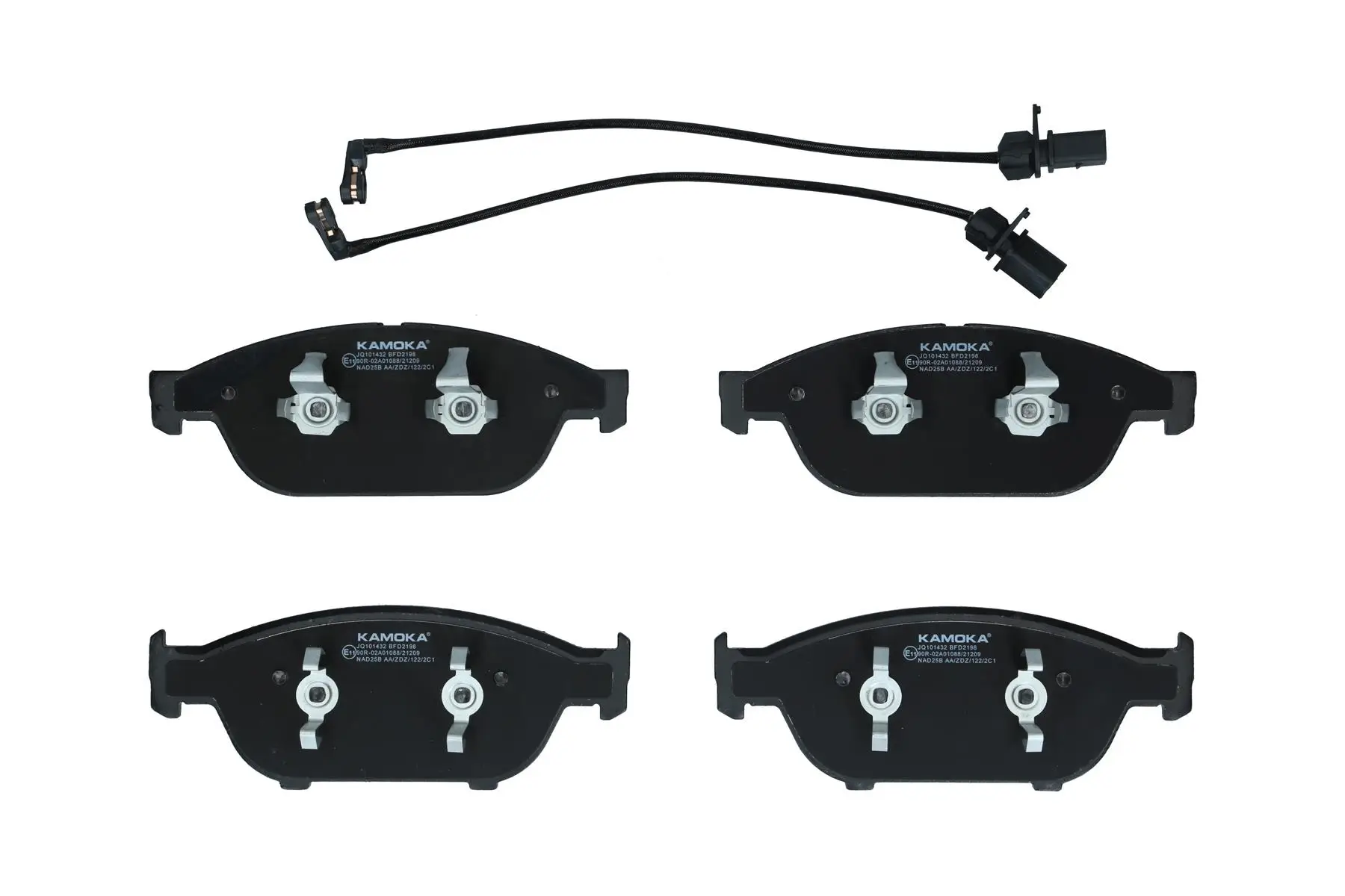 Bremsbelagsatz, Scheibenbremse Vorderachse KAMOKA JQ101432