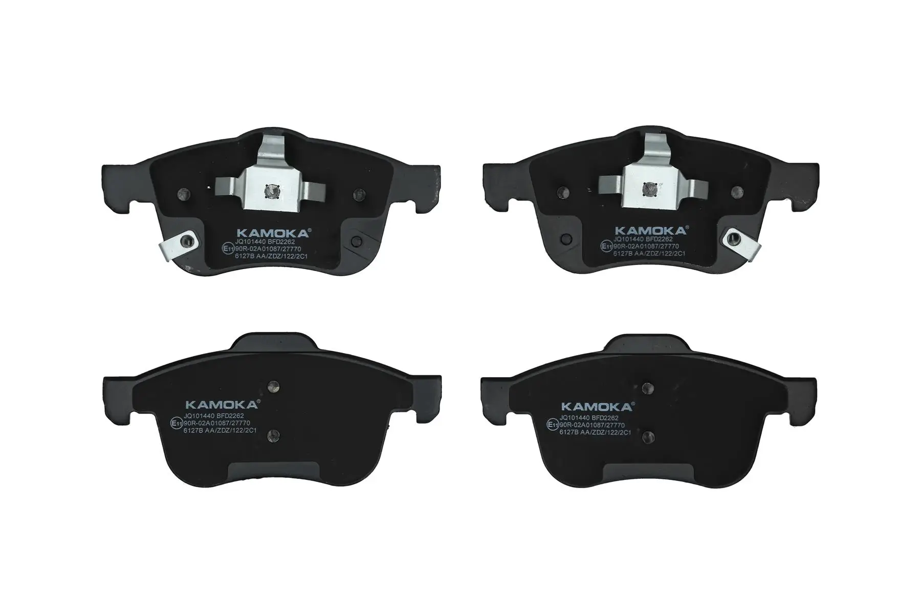 Bremsbelagsatz, Scheibenbremse Vorderachse KAMOKA JQ101440