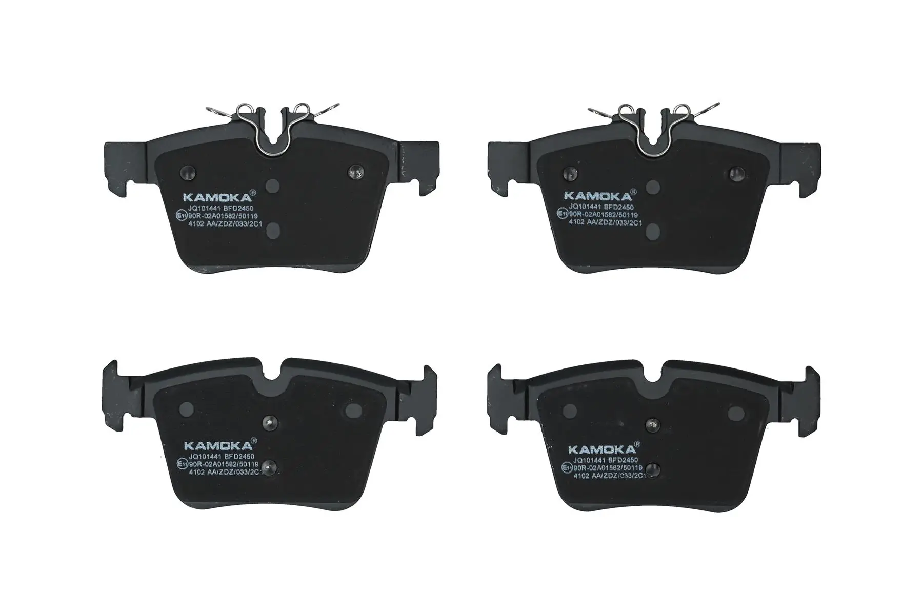 Bremsbelagsatz, Scheibenbremse Hinterachse KAMOKA JQ101441