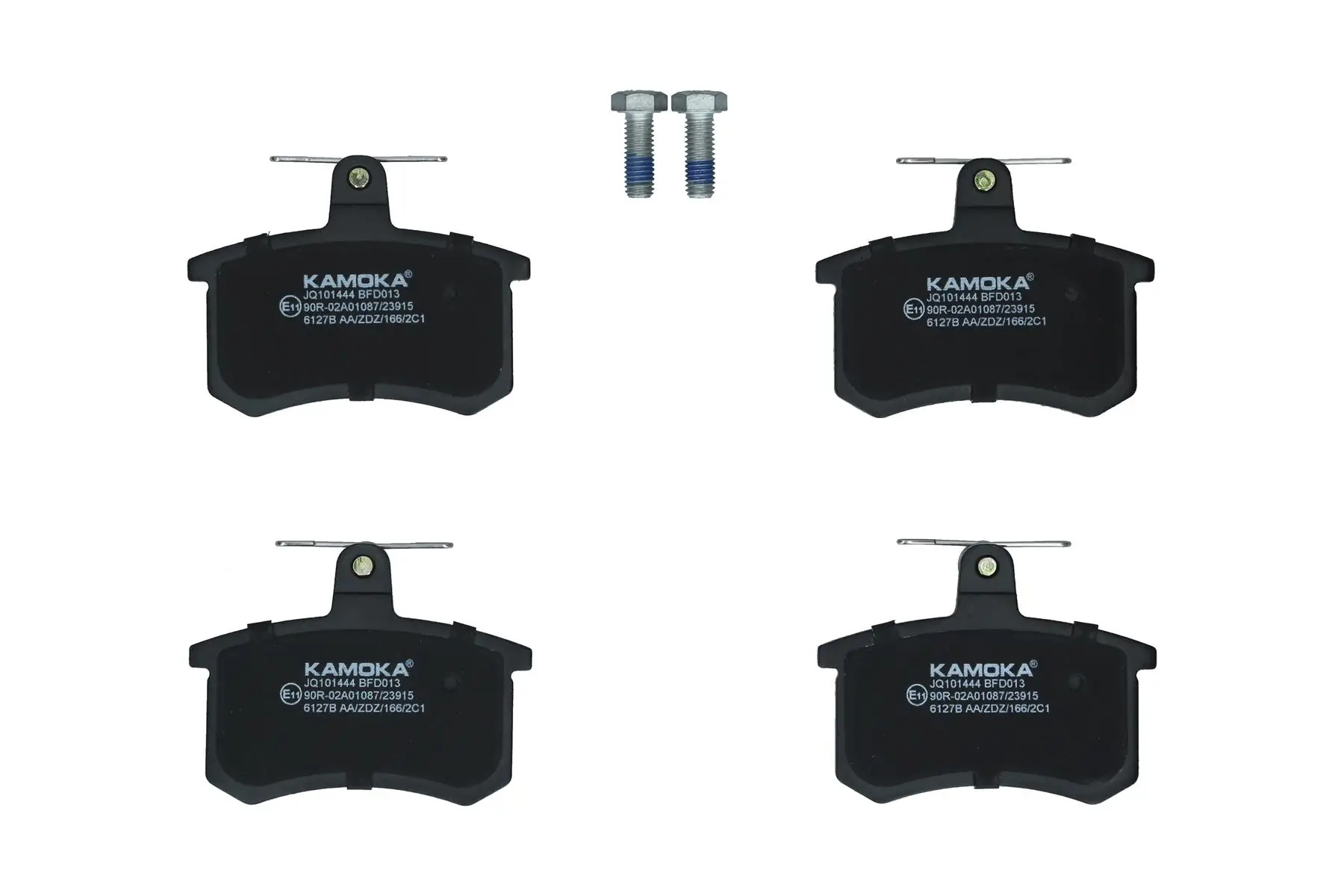 Bremsbelagsatz, Scheibenbremse Hinterachse KAMOKA JQ101444