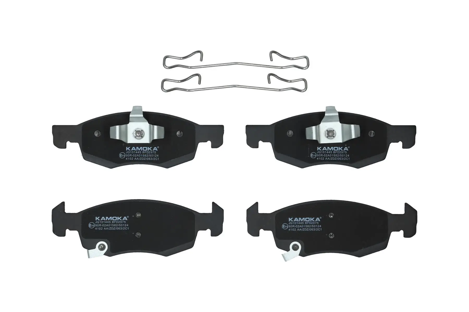 Bremsbelagsatz, Scheibenbremse Vorderachse KAMOKA JQ101445