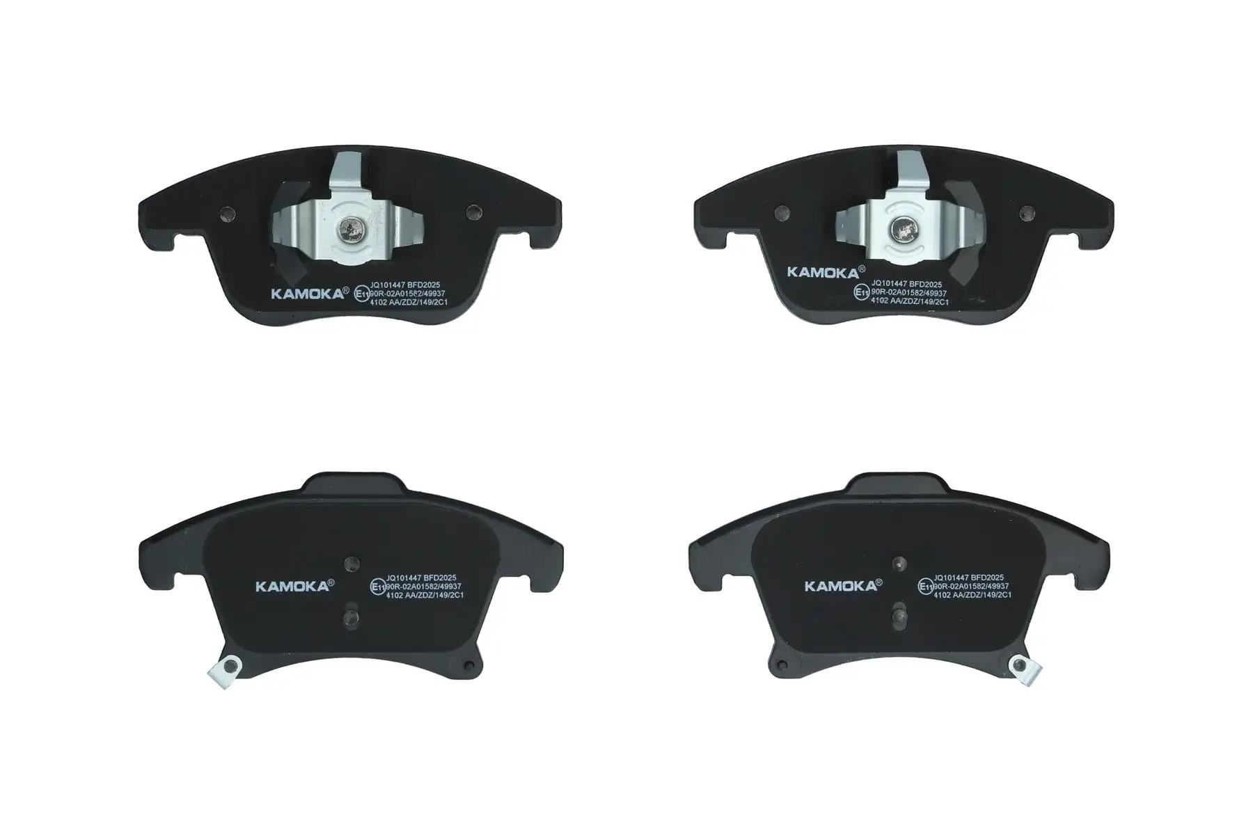 Bremsbelagsatz, Scheibenbremse Vorderachse KAMOKA JQ101447