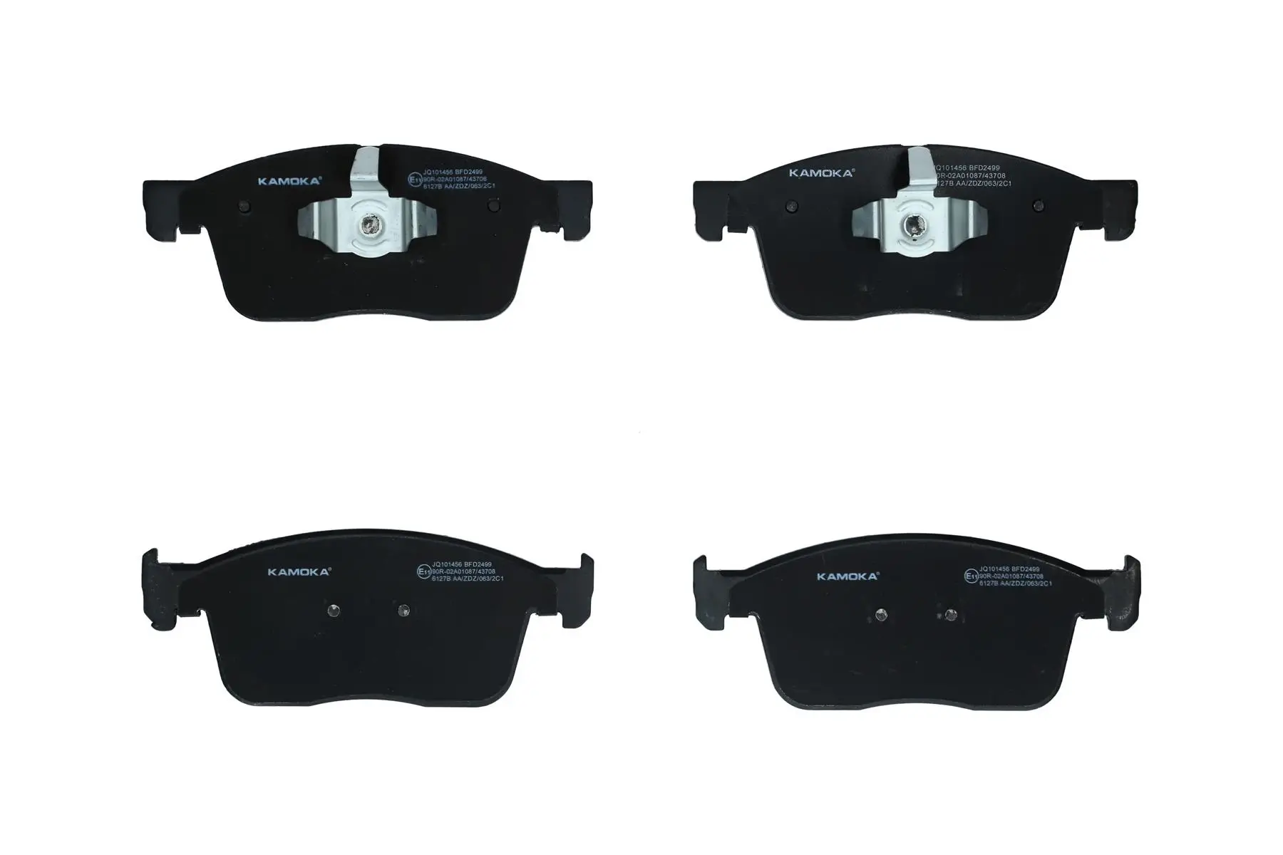 Bremsbelagsatz, Scheibenbremse Vorderachse KAMOKA JQ101456