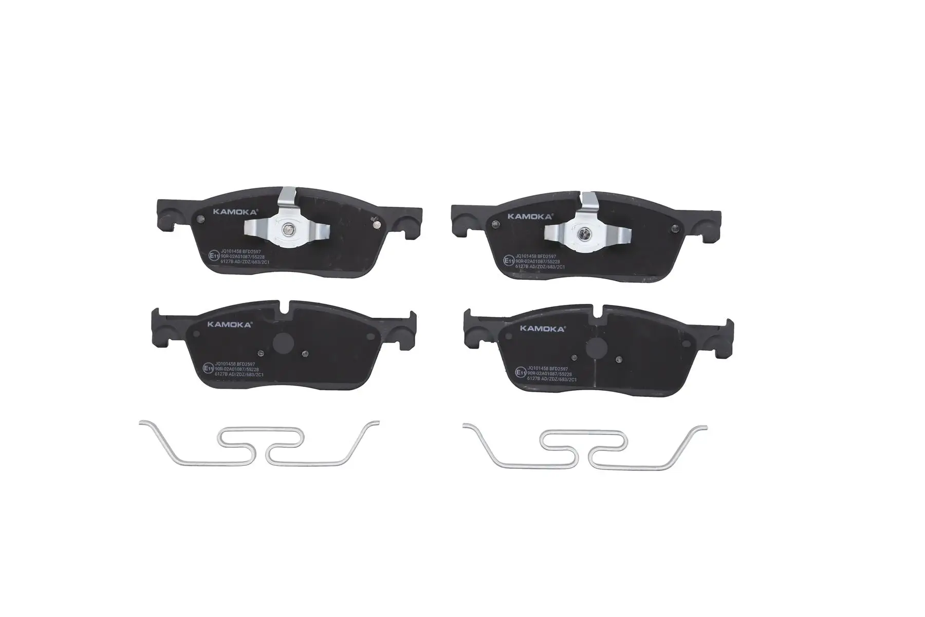 Bremsbelagsatz, Scheibenbremse Vorderachse KAMOKA JQ101458